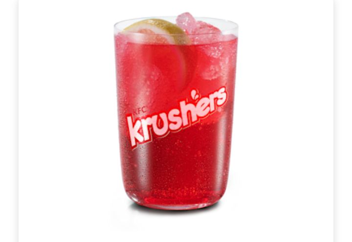 Strawberry sunrise sparkling  krusher 