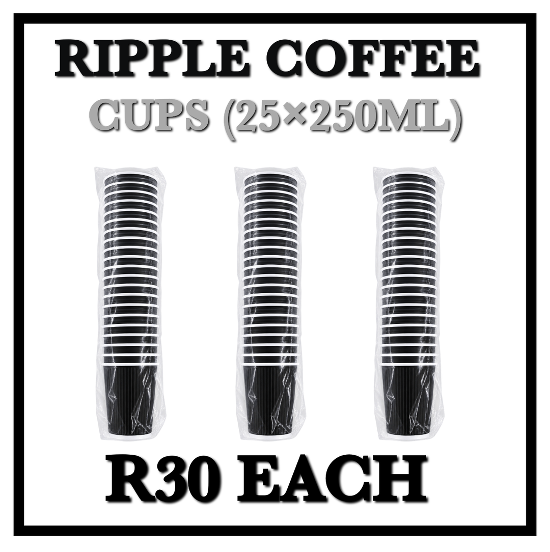 Ripple Coffee Cups 250ml (25's)