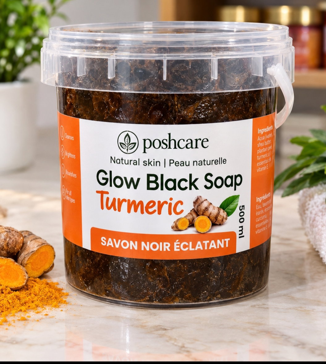 Turmeric Glow Black Soap 