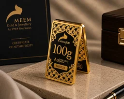 100 Gram Gold Wafer