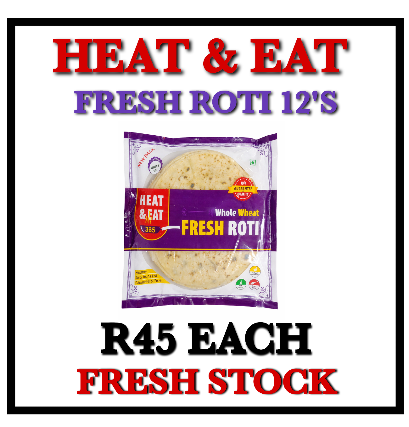 Heat & Eat Roti 12's_0