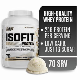 NUTREX ISOFIT 5LBS VANILLA BEAN ICE CREAM