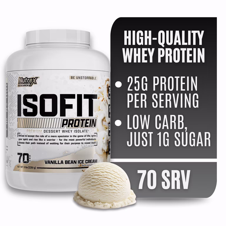 NUTREX ISOFIT 5LBS VANILLA BEAN ICE CREAM_1