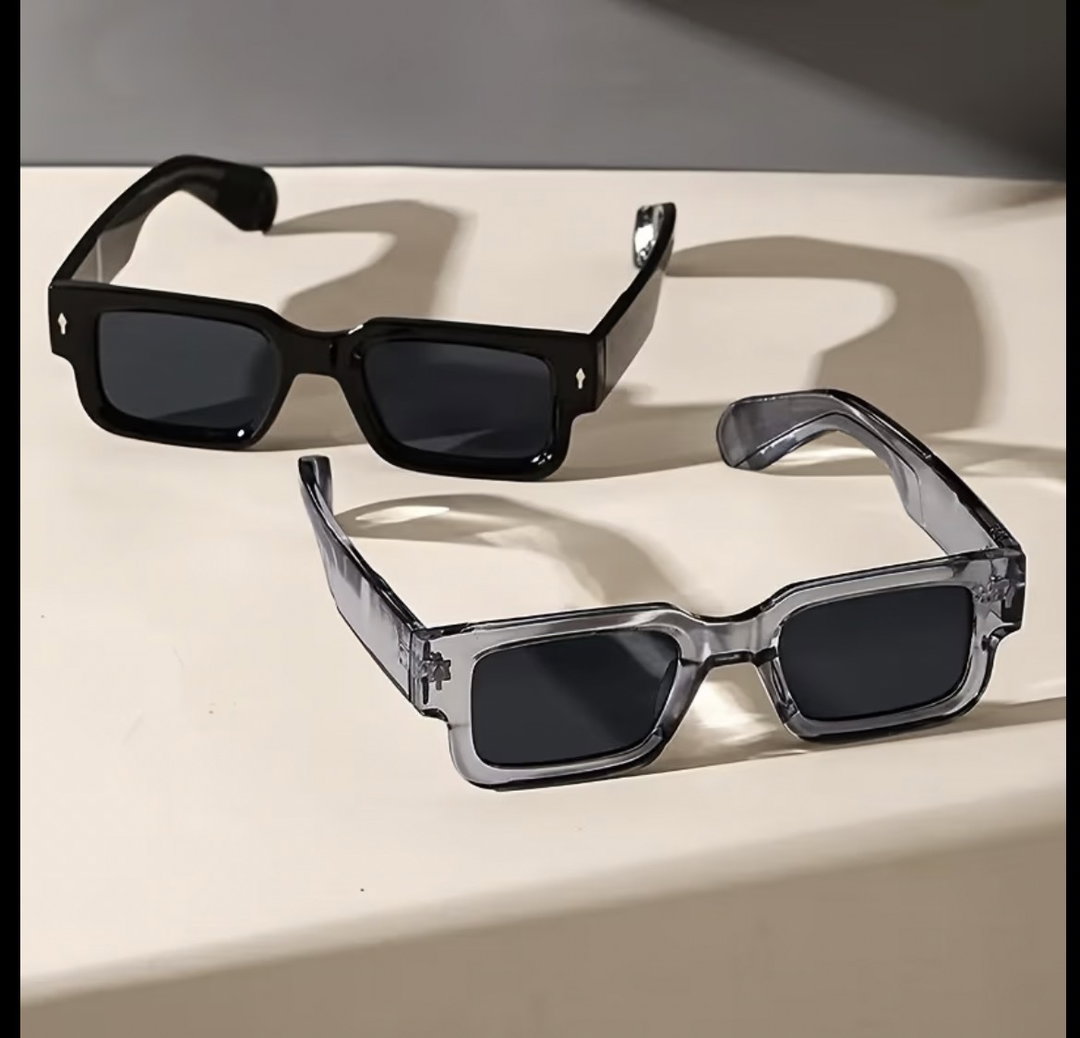 Lunettes Unisexe ( Noir , Gris)