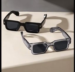 Lunettes Unisexe ( Noir , Gris)