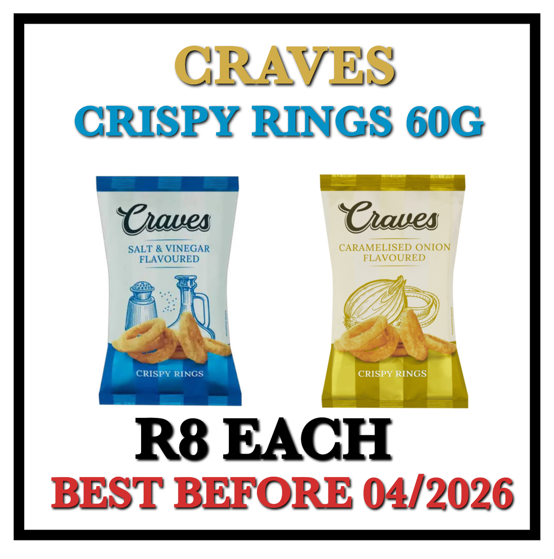 Craves Crispy Rings 60g