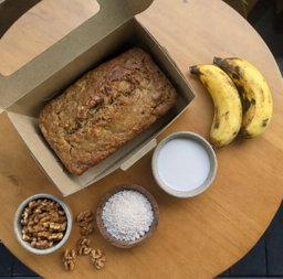 Gula melaka walnut banana loaf