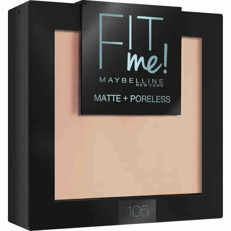 ميبلين فتمي باودر Maybelline Fit Me Matte + Poreless Powder - Shade 105 Natural Ivory