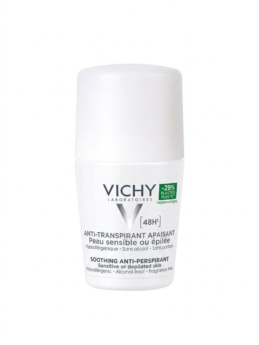 Vichy فيجي رول مزيل تعرق ابيض للبشرة الحساسة 50 مل 