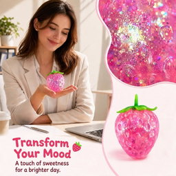 Strawberry Squishy Toy