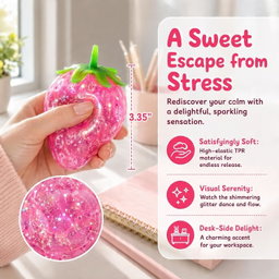 Strawberry Squishy Toy