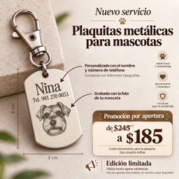 Plaquita Metalica dije Militar