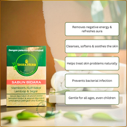 BIDARA Natural Herbal Soap - Skincare, Eczema & Itching Relief