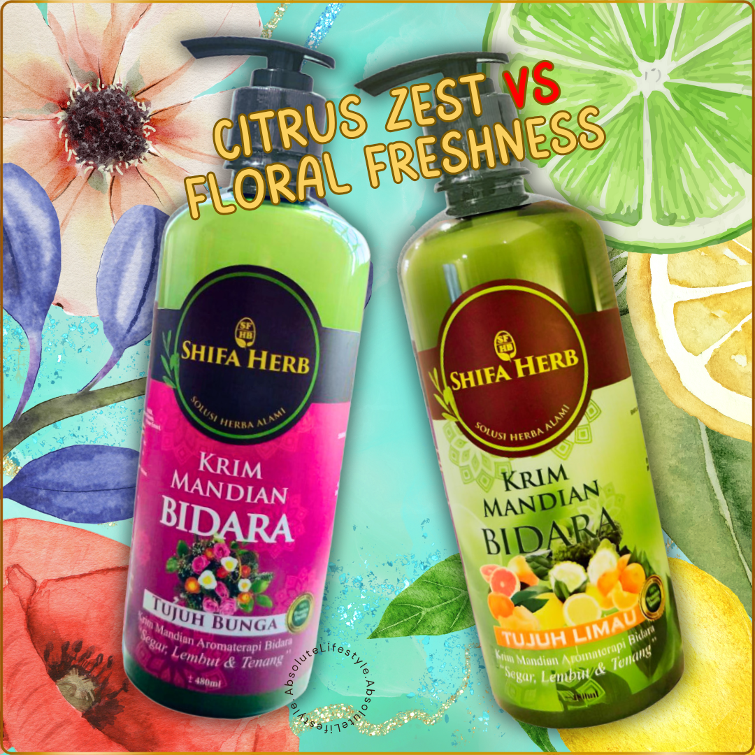 Botanical BIDARA Shower Gel - Vitamin C & Floral Body Wash for Radiant Skin