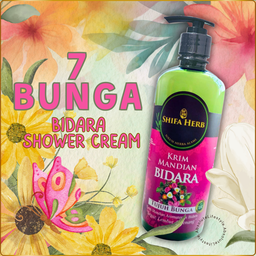 Botanical BIDARA Shower Gel - Vitamin C & Floral Body Wash for Radiant Skin