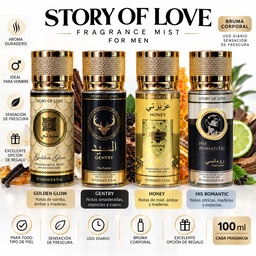 🖤✨ Story of Love – Fragrance Mist for Men 👔🔥