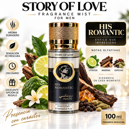 🖤✨ Story of Love – Fragrance Mist for Men 👔🔥