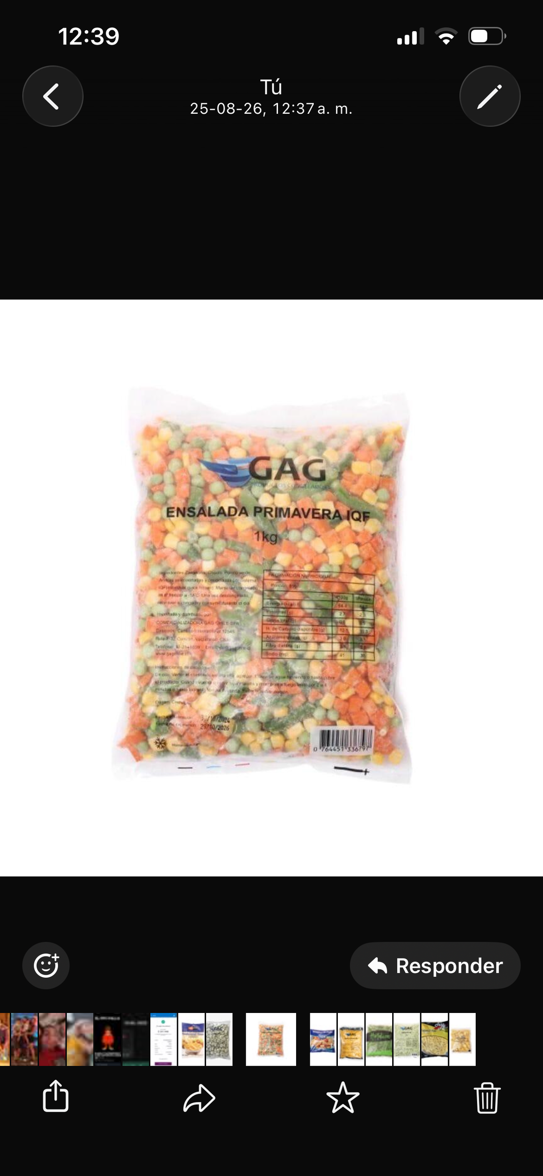 Ensalada Primavera IQF 1 kg