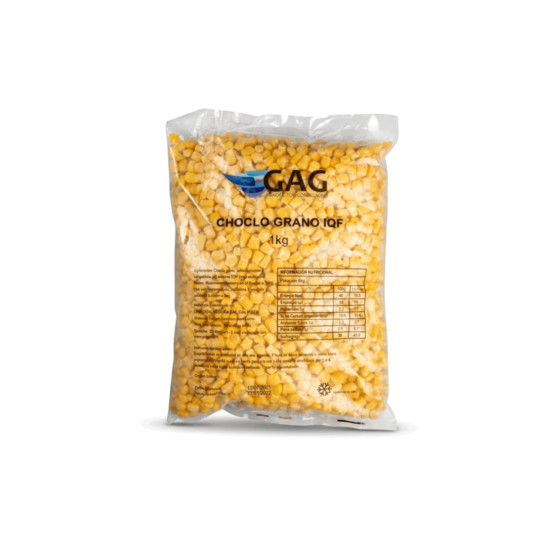 Choclo en Grano IQF 1 kg