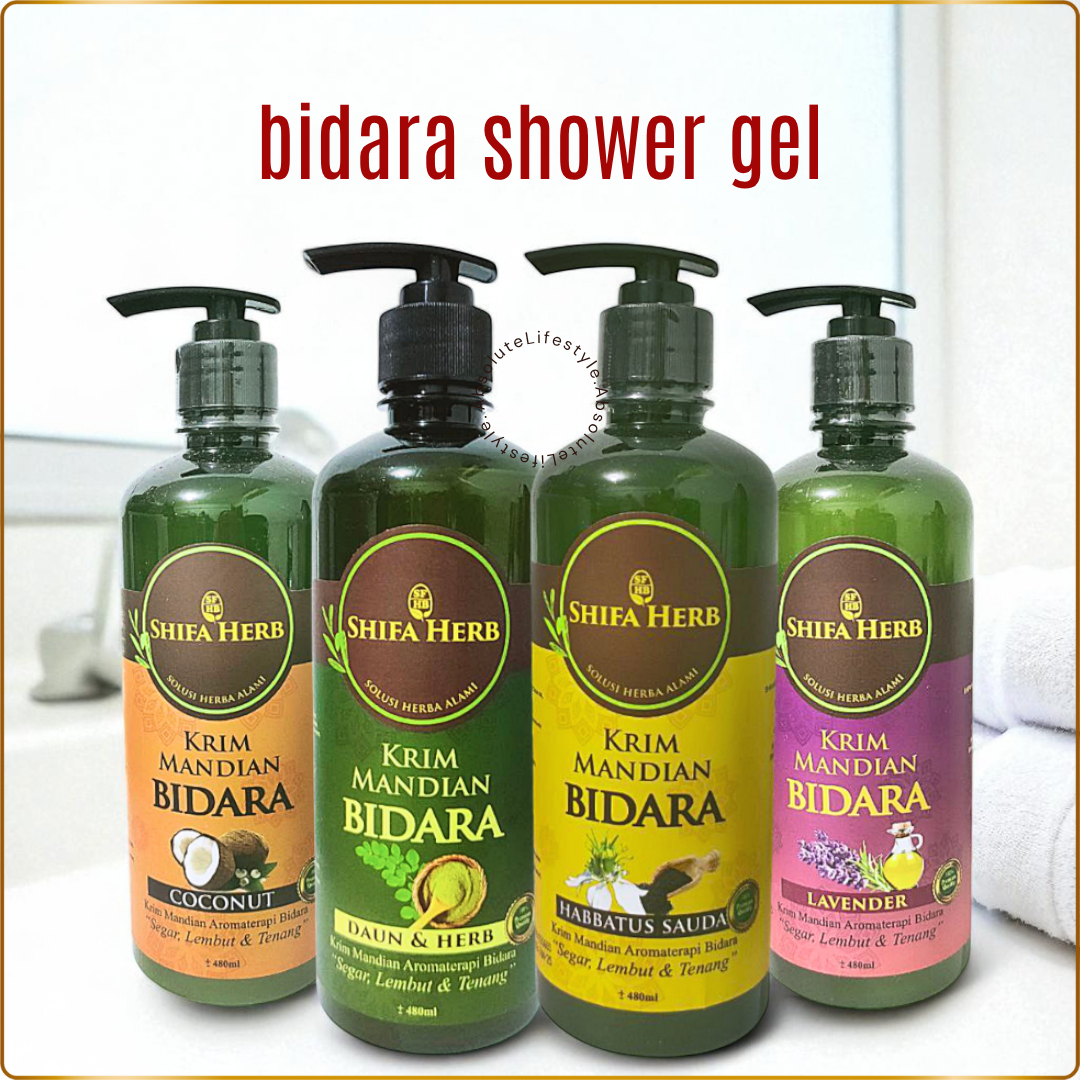 BIDARA Shower Gel - Halal Herbal Body Wash_0