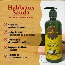 BIDARA Shower Gel - Halal Herbal Body Wash