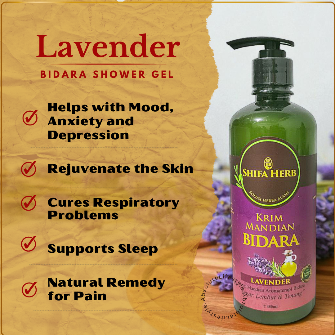 BIDARA Shower Gel - Halal Herbal Body Wash_3