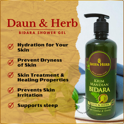 BIDARA Shower Gel - Halal Herbal Body Wash