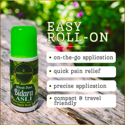 BIDARA Massage Oil Roll-On - Pain Relief, Cramps & Relaxation Oil
