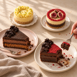 Porciones de torta