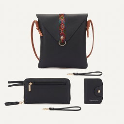 4 PCS Sacs à Main Pour Femmes Sac à Bandoulière Unique Portefeuille