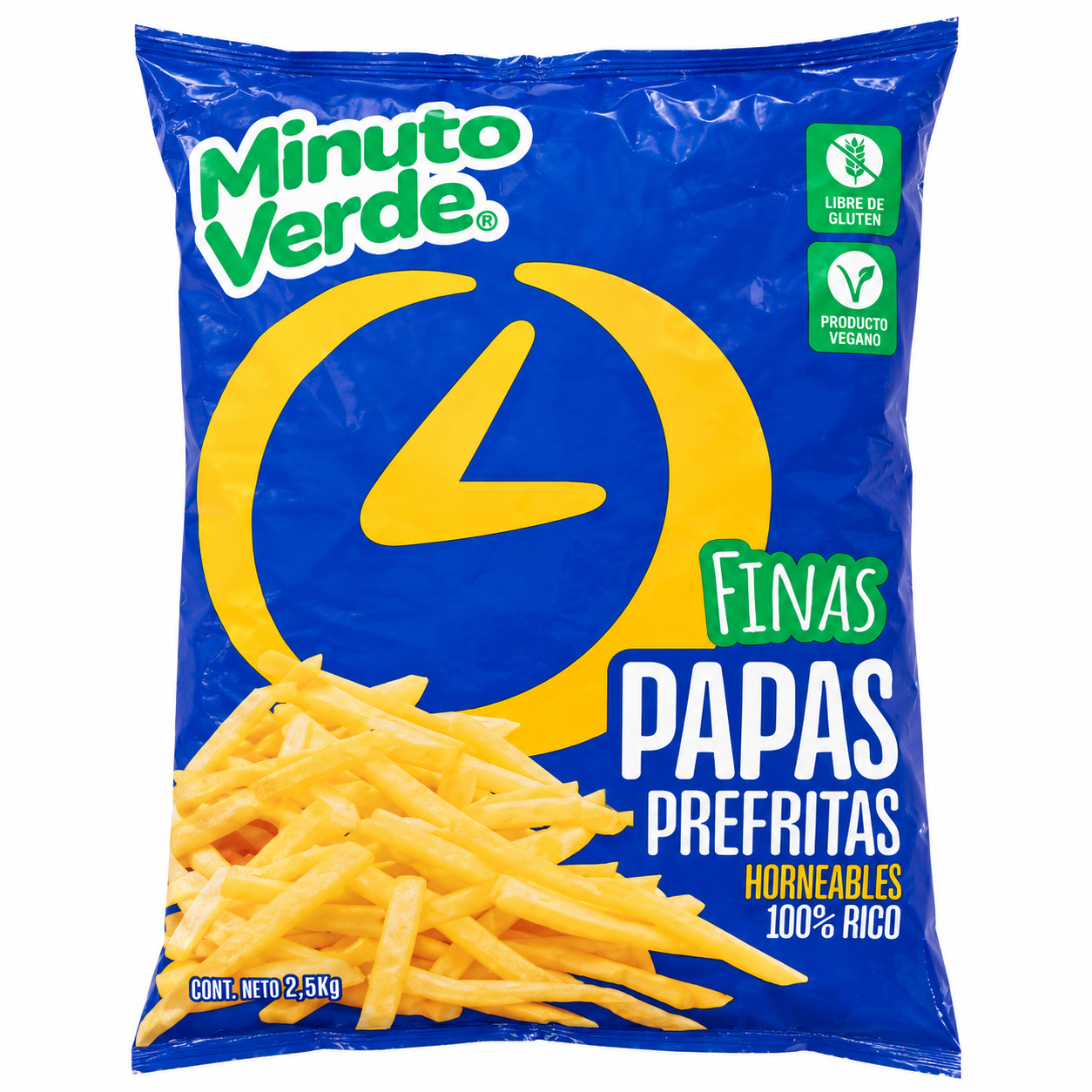 🍟 Papas Fritas Minuto Verde 2.5 Kg 