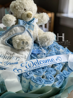 Diapers Bouquet L(88 Diapers) / Bouquet a couches L(88 Couches)