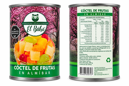 🍑 Cóctel de Frutas en Almíbar El Búho 425 g