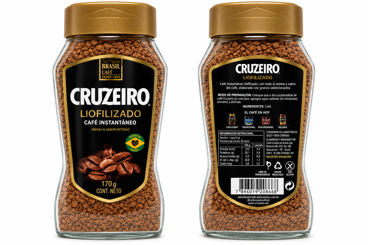 ☕ Café Cruzeiro Liofilizado 170 g