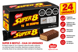 🍫 Super 8 Nestlé – Caja 24 unidades