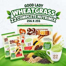 Good Lady 22 Complete Nutrimix (Wheatgrass) - 25g x 25s