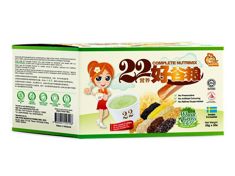 Good Lady 22 Complete Nutrimix (Wheatgrass) - 25g x 25s_1