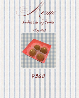Dubai chewy cookie (by 4’s)