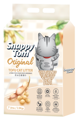 Snappy Tom Tofu Cat Litter - 7L (2.8kg)