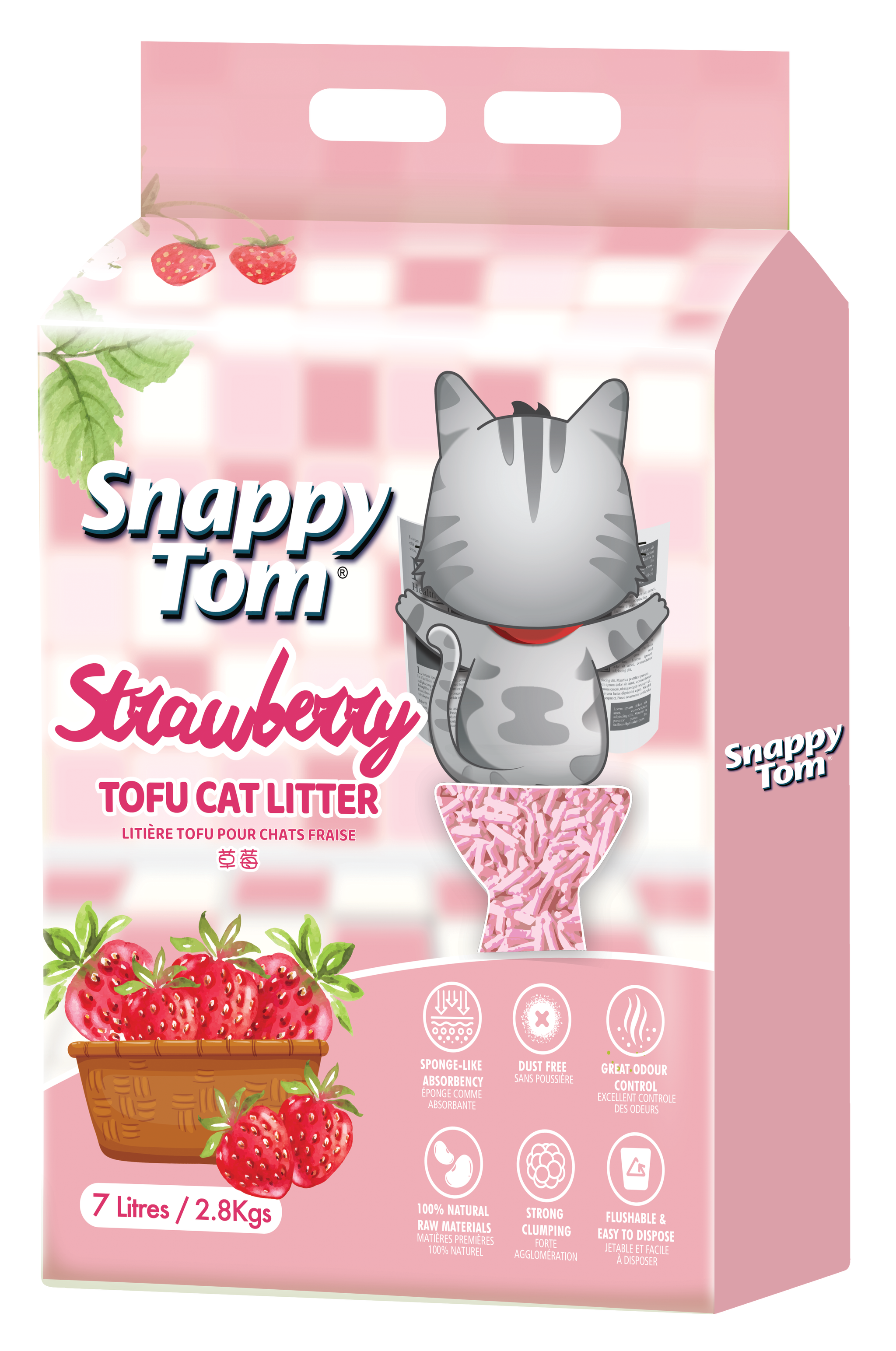 Snappy Tom Tofu Cat Litter - 7L (2.8kg)_2