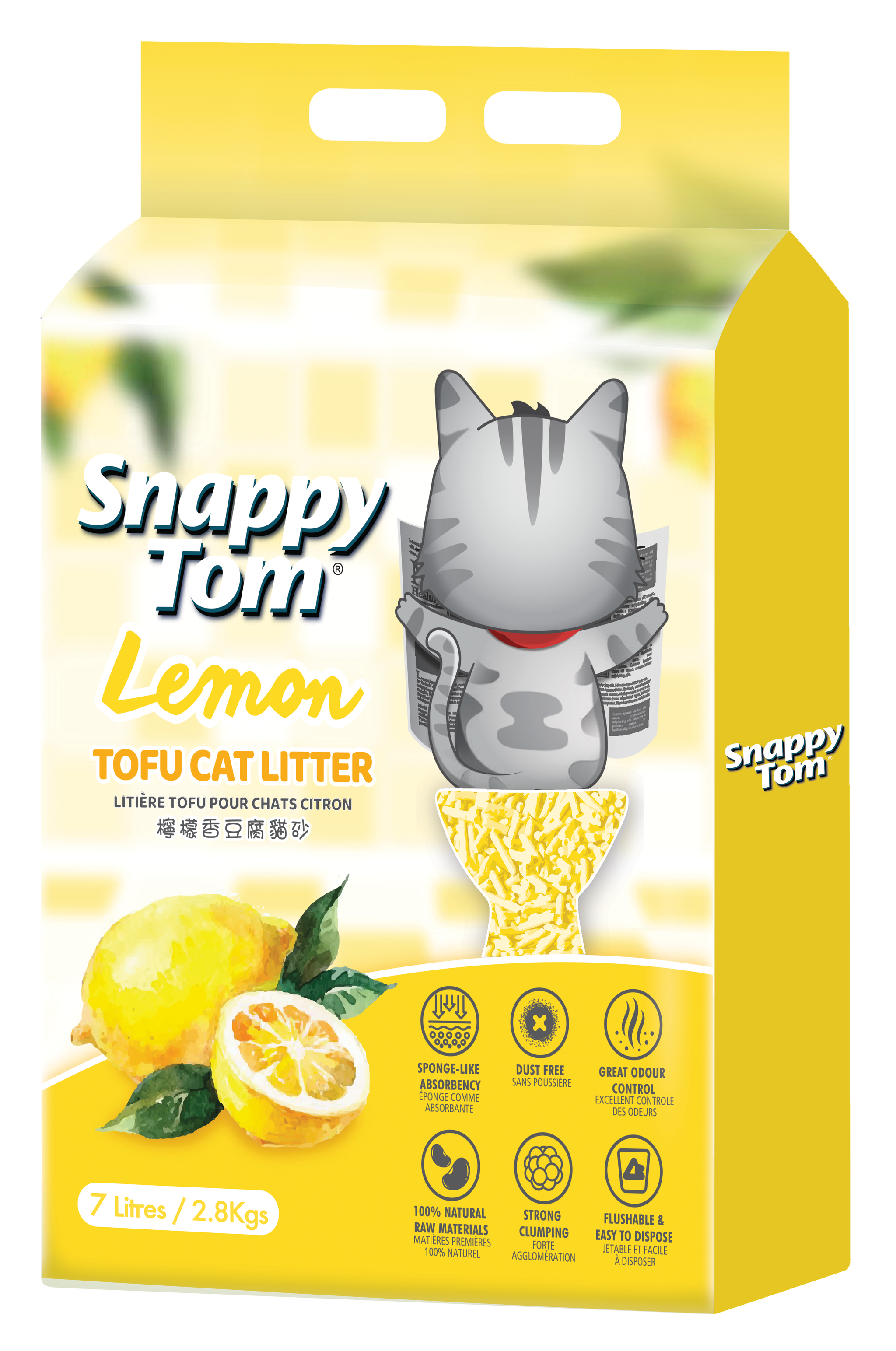 Snappy Tom Tofu Cat Litter - 7L (2.8kg)_3