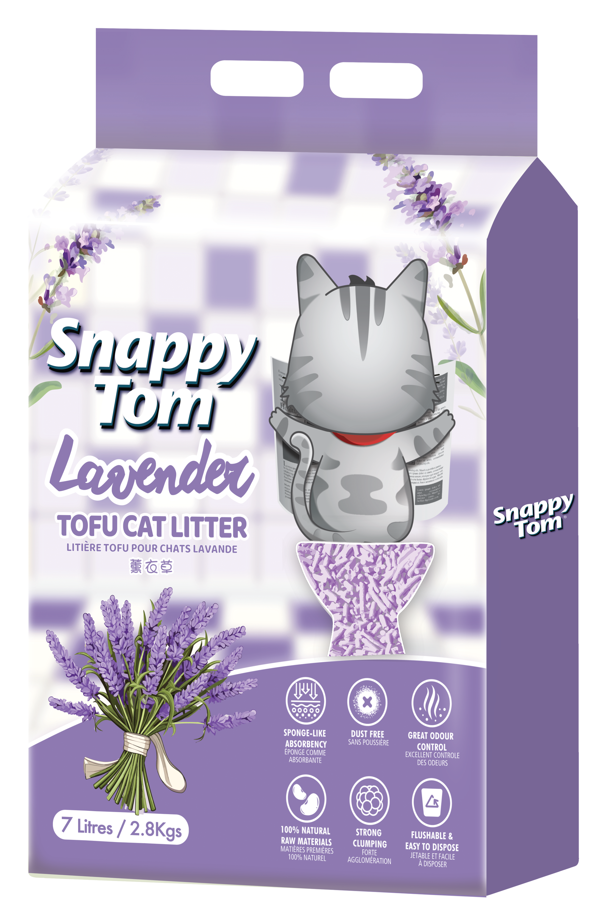 Snappy Tom Tofu Cat Litter - 7L (2.8kg)_4