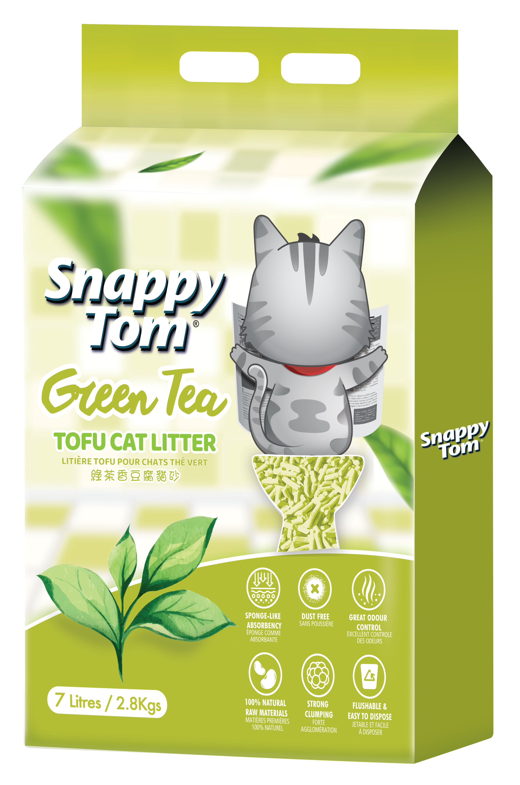 Snappy Tom Tofu Cat Litter - 7L (2.8kg)_5