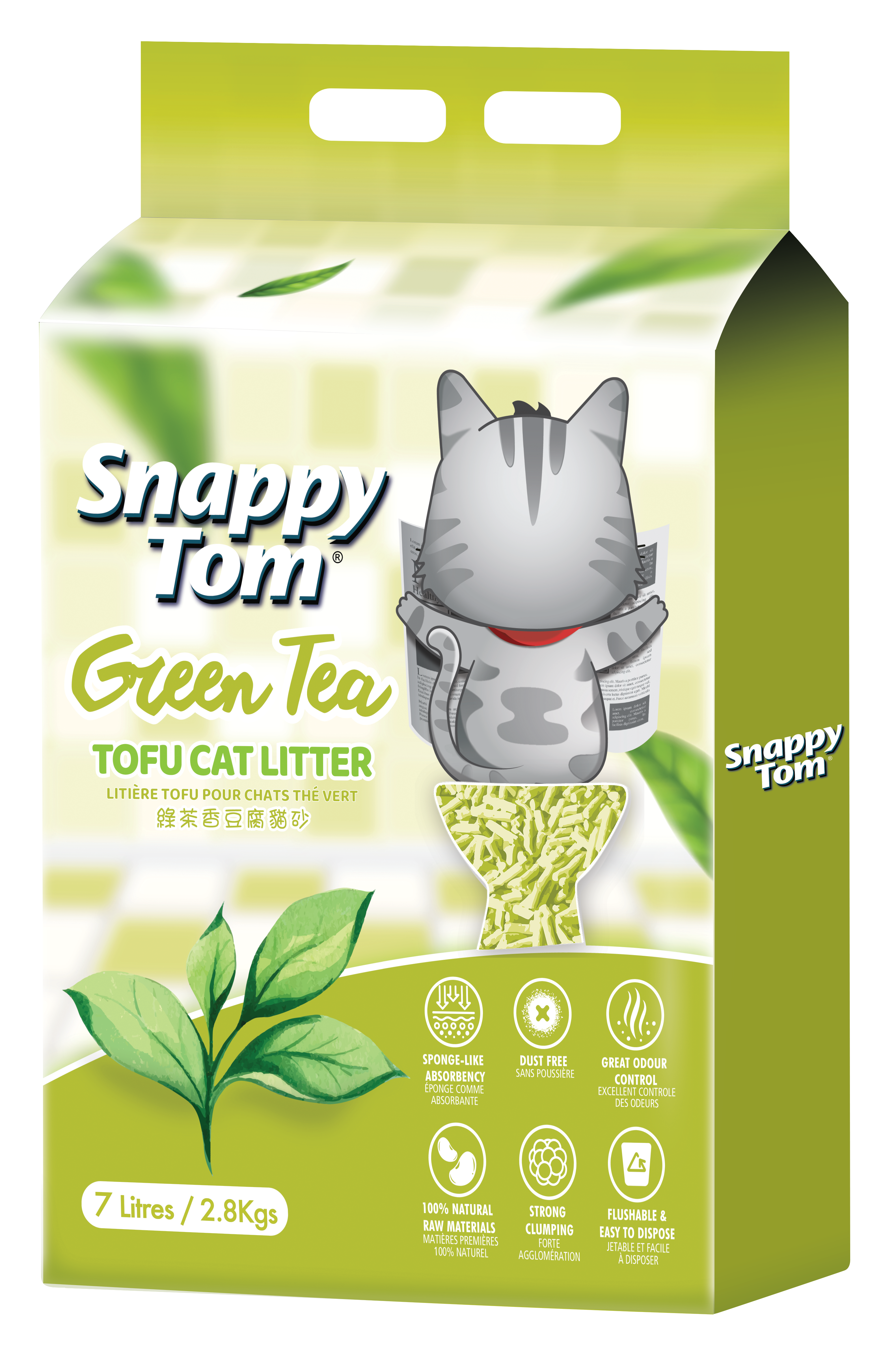 Snappy Tom Tofu Cat Litter - 7L (2.8kg)_5
