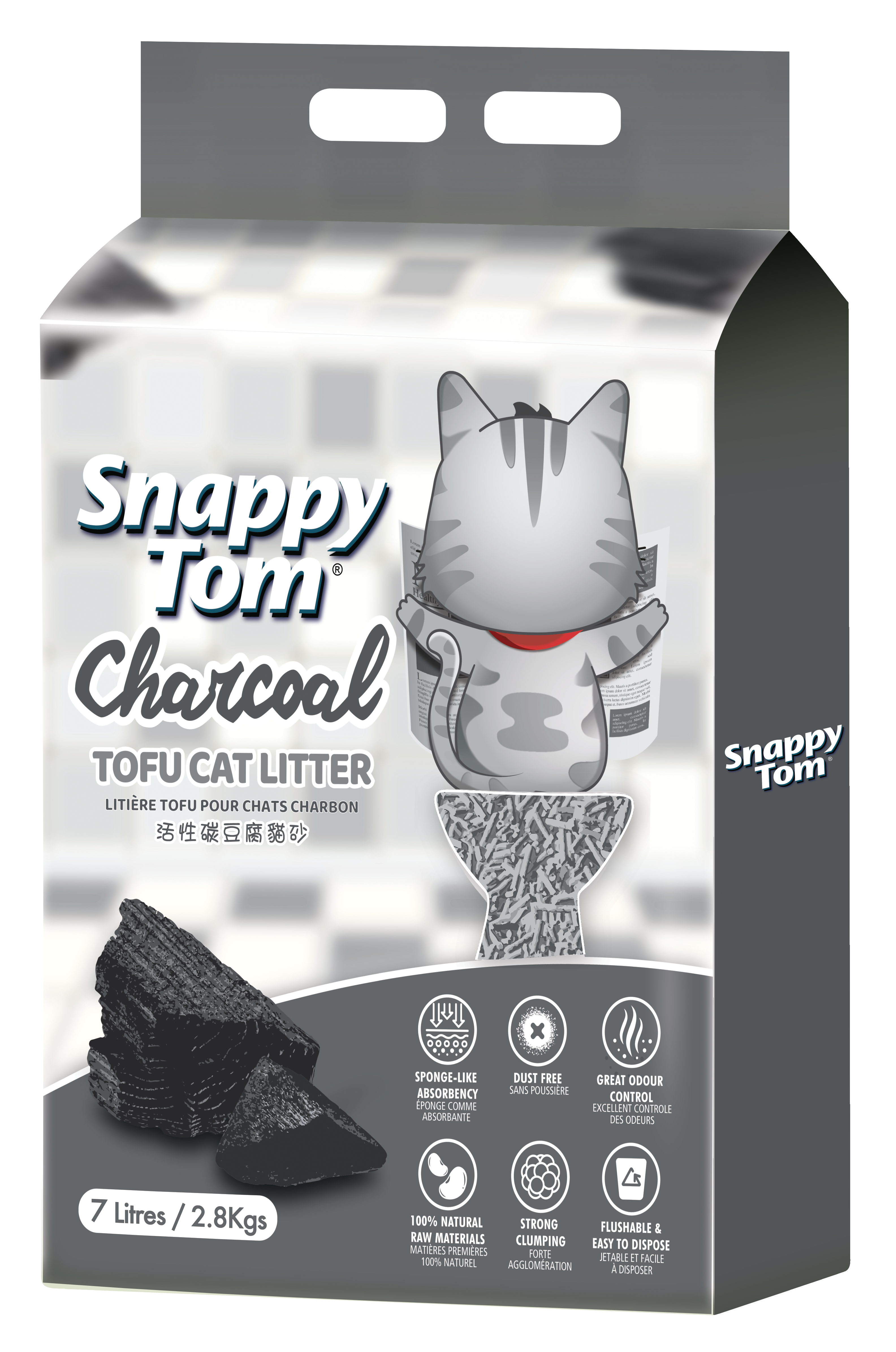 Snappy Tom Tofu Cat Litter - 7L (2.8kg)_6