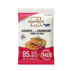 Gourmers by Snappy Tom Complete Meal (BARF Diet, 85% Real Meat)