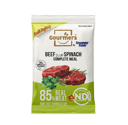 Gourmers by Snappy Tom Complete Meal (BARF Diet, 85% Real Meat)