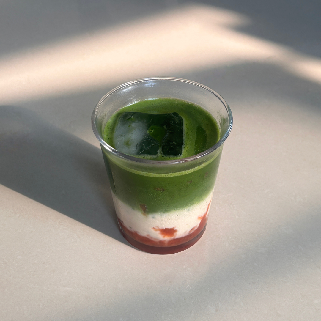 Strawberry Matcha Latte