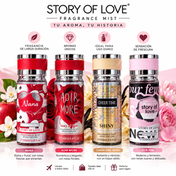 🌸✨ Story of Love – Fragrance Mist 💖 splash