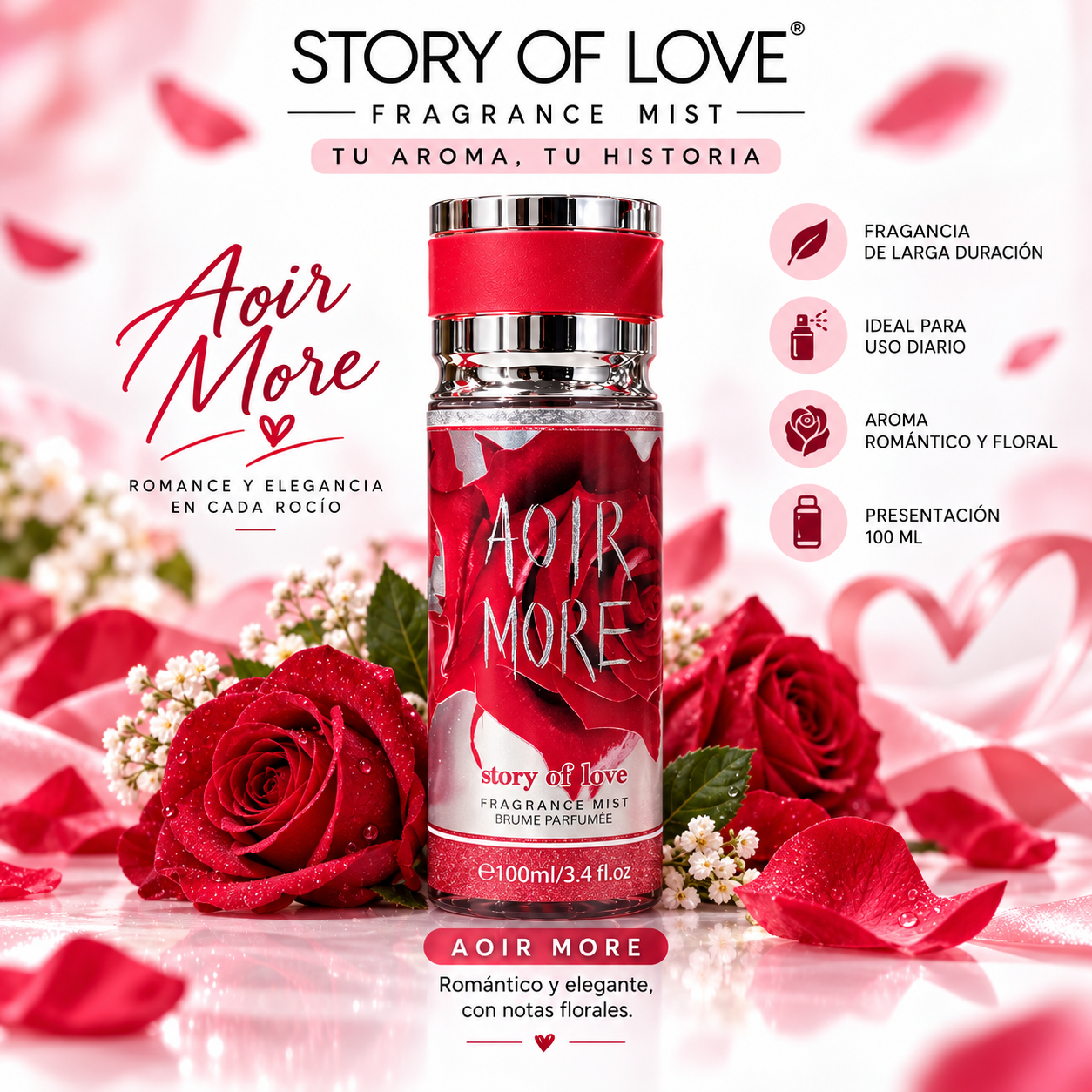 🌸✨ Story of Love – Fragrance Mist 💖 splash_2